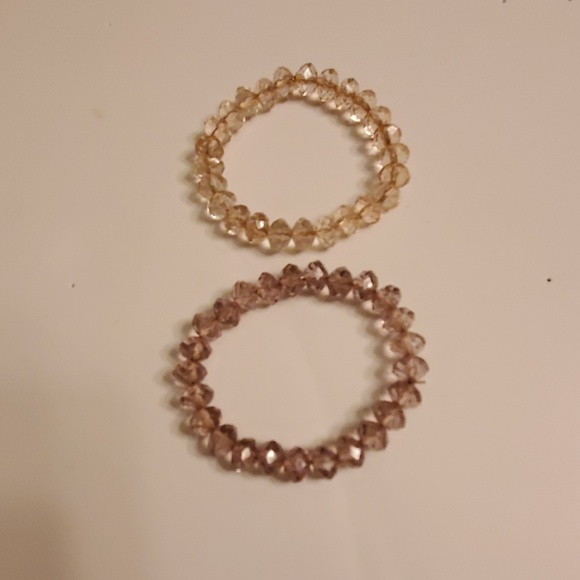Set of 4 Beaded Stretch Bracelets - Picture 2 of 4